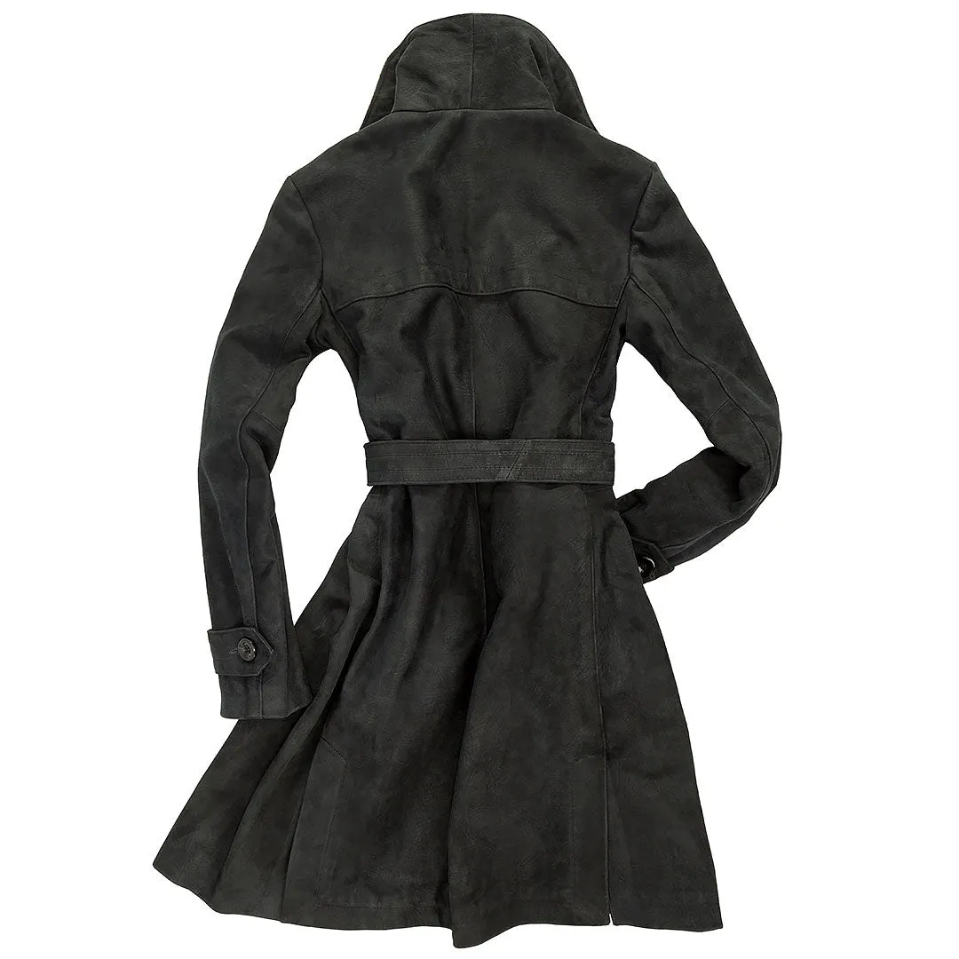 Amelia Trench in Black W21C002B