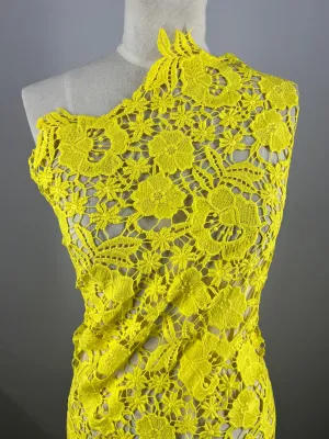 Anglaise Lace - Yellow - 127cm