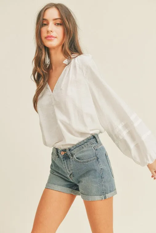 Bailey Button Top