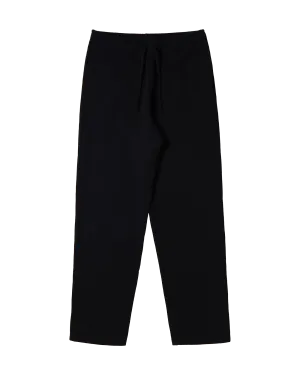 BLACK STRAIGHT LEG SWEATPANTS