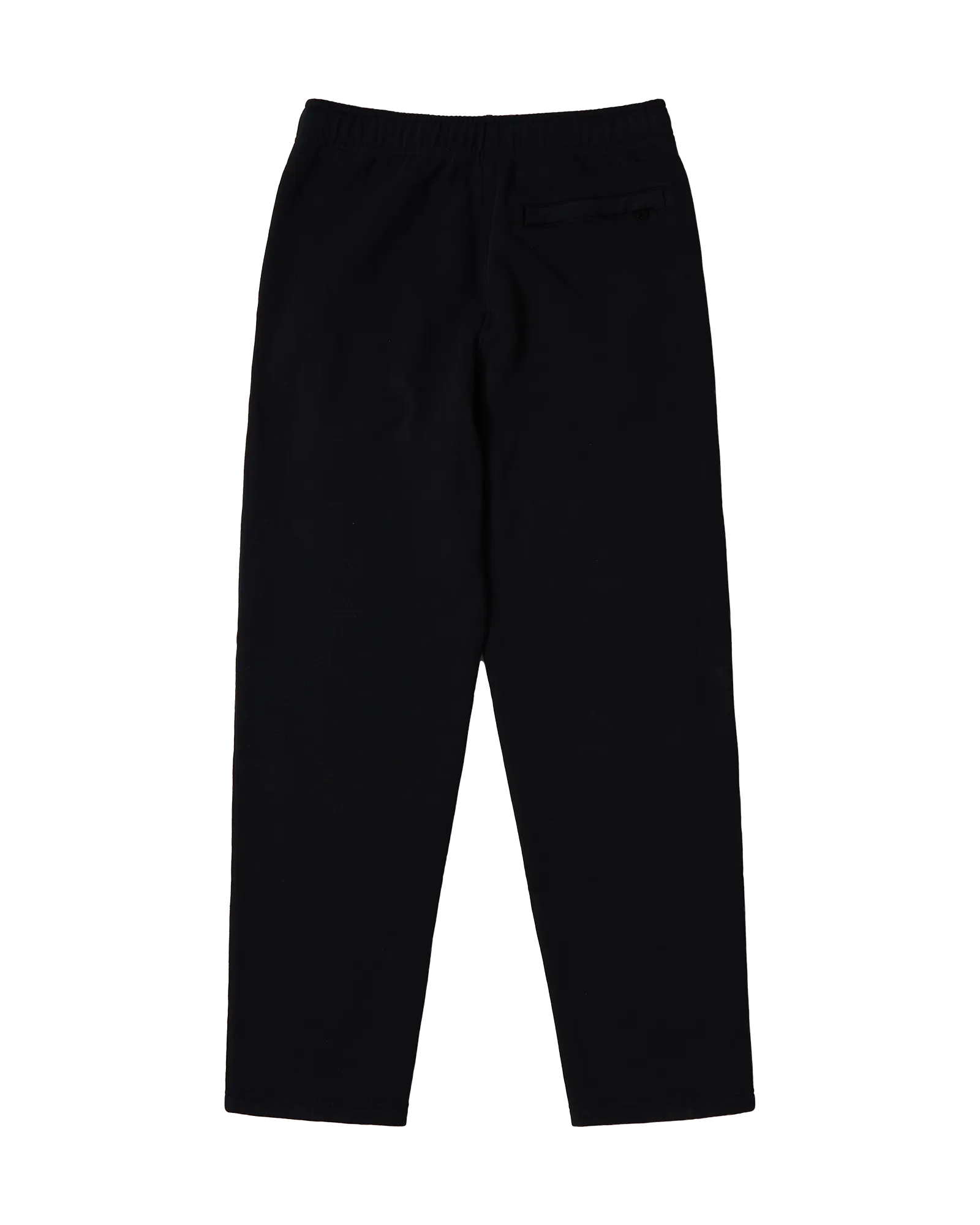 BLACK STRAIGHT LEG SWEATPANTS