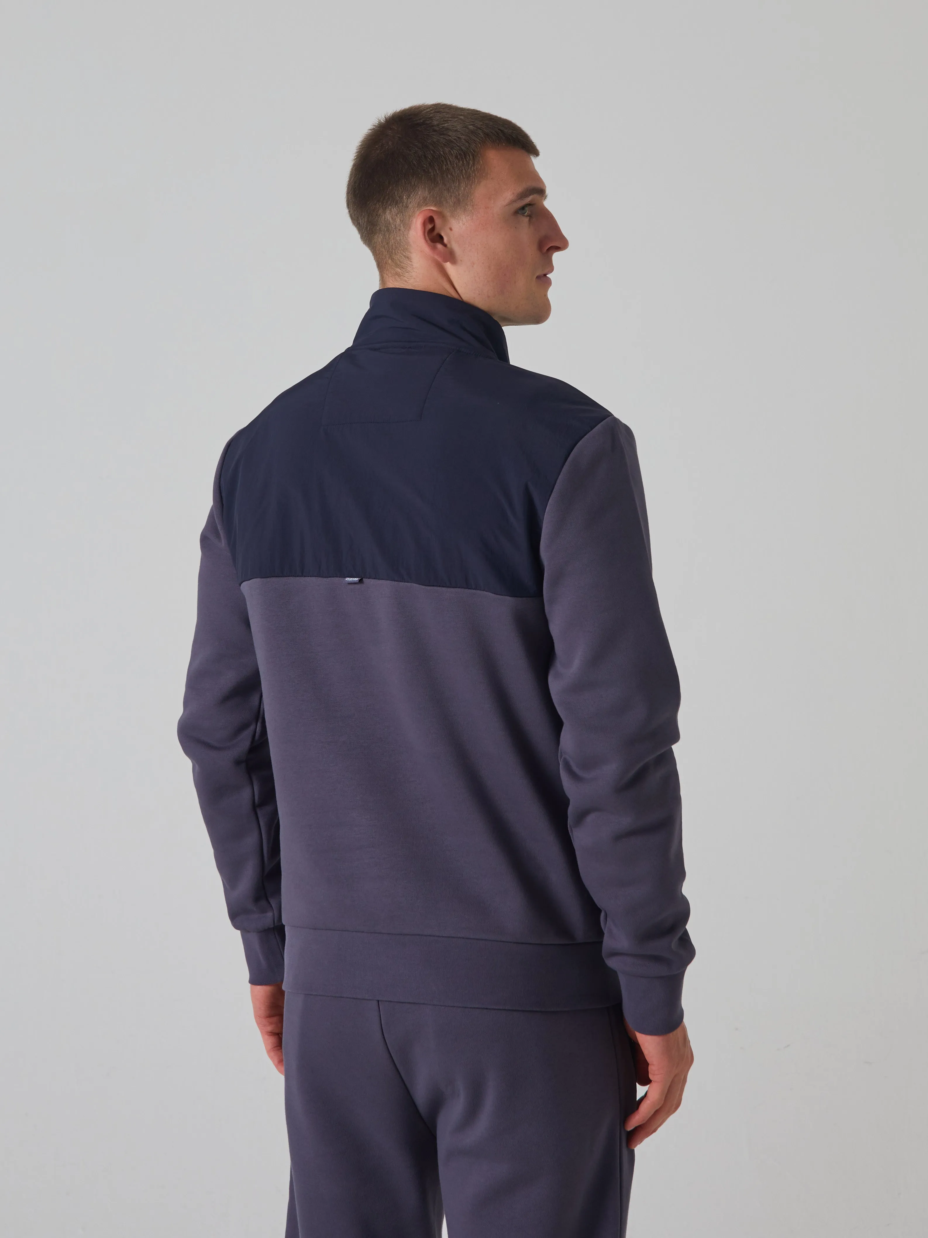 Bram Half Zip Pluto Grey