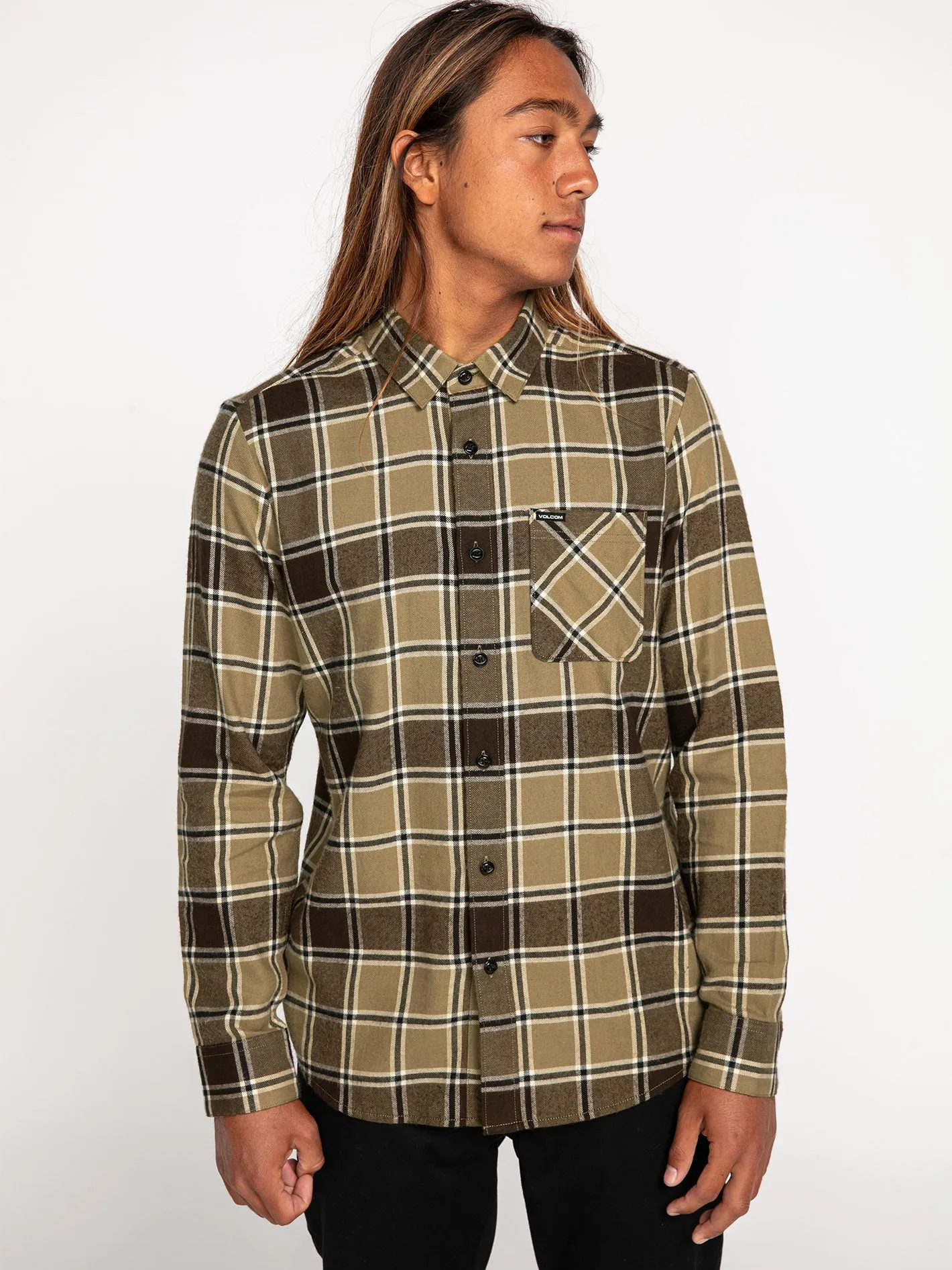 Caden Plaid Shirt - KHAKI