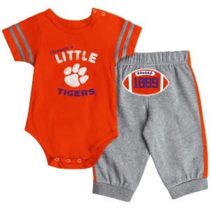 Clemson Short Sleeve Creeper & Pants Set