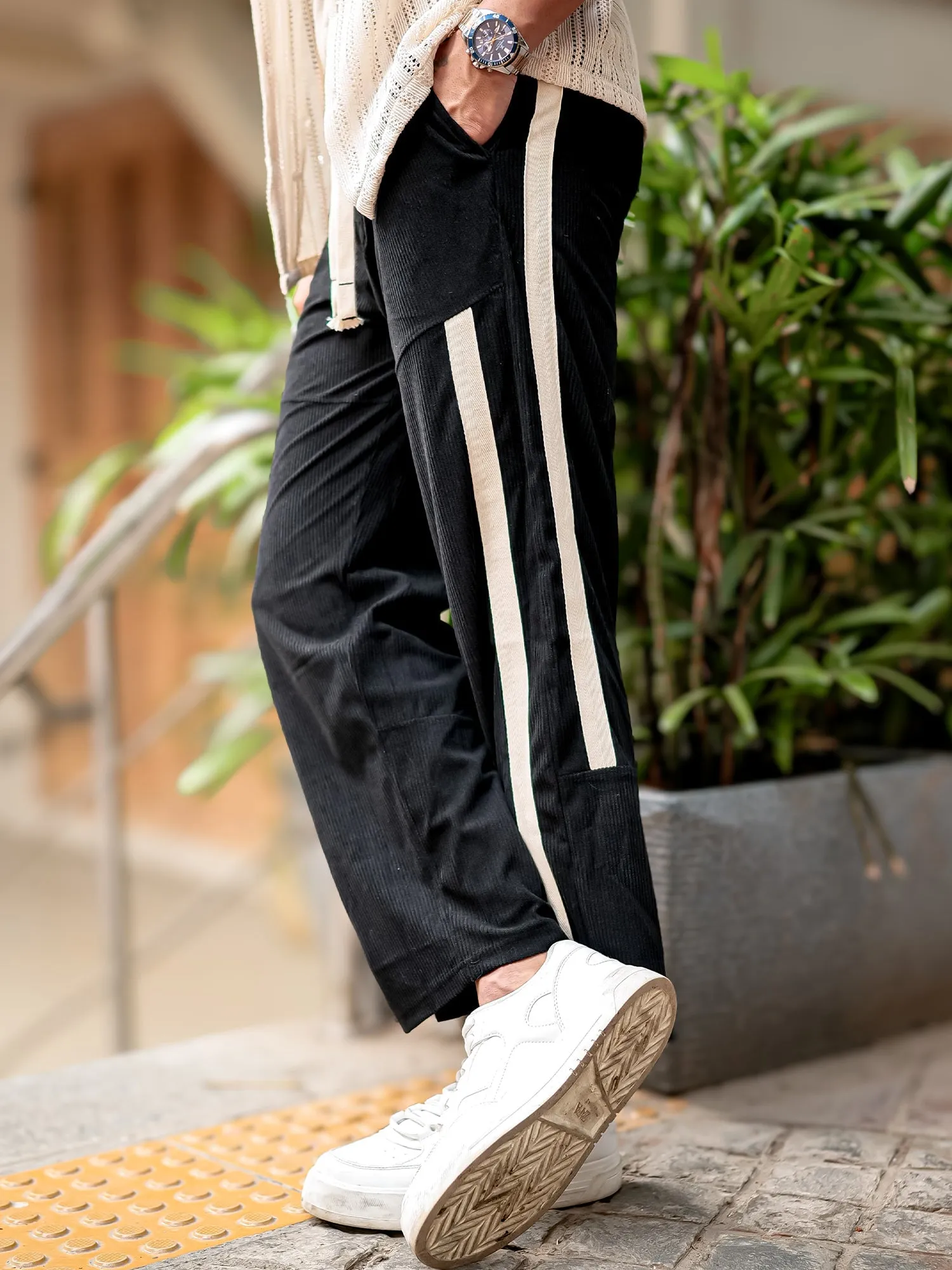 Corduroy Black Pants