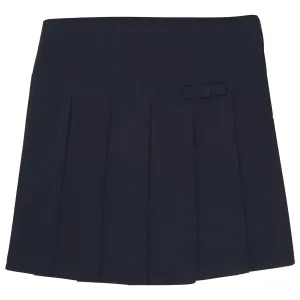 French Toast Girls School Uniform Pleated Scooter with Grosgrain Ribbon - Navy - SX9129