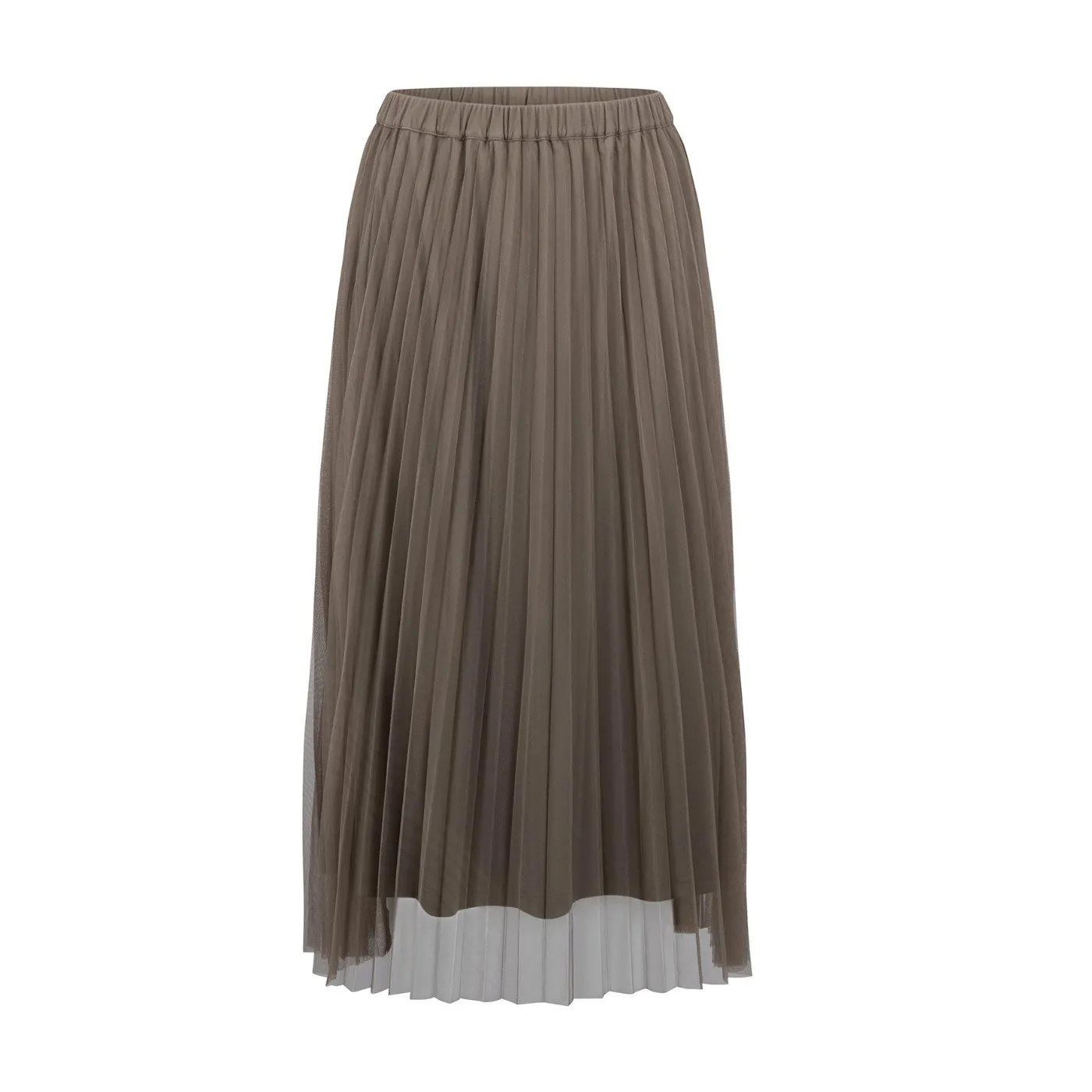 Fynch Hatton Taupe Mesh Skirt