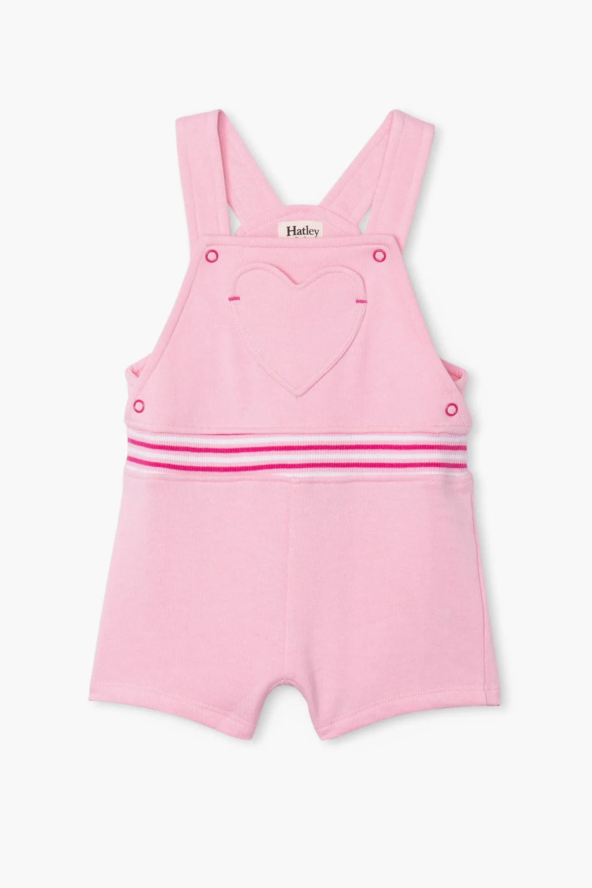 Hatley Heart Knit Baby Girls Overalls