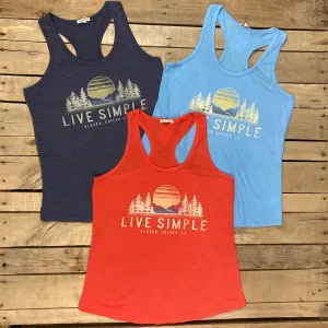 Live Simple Sunset Tank