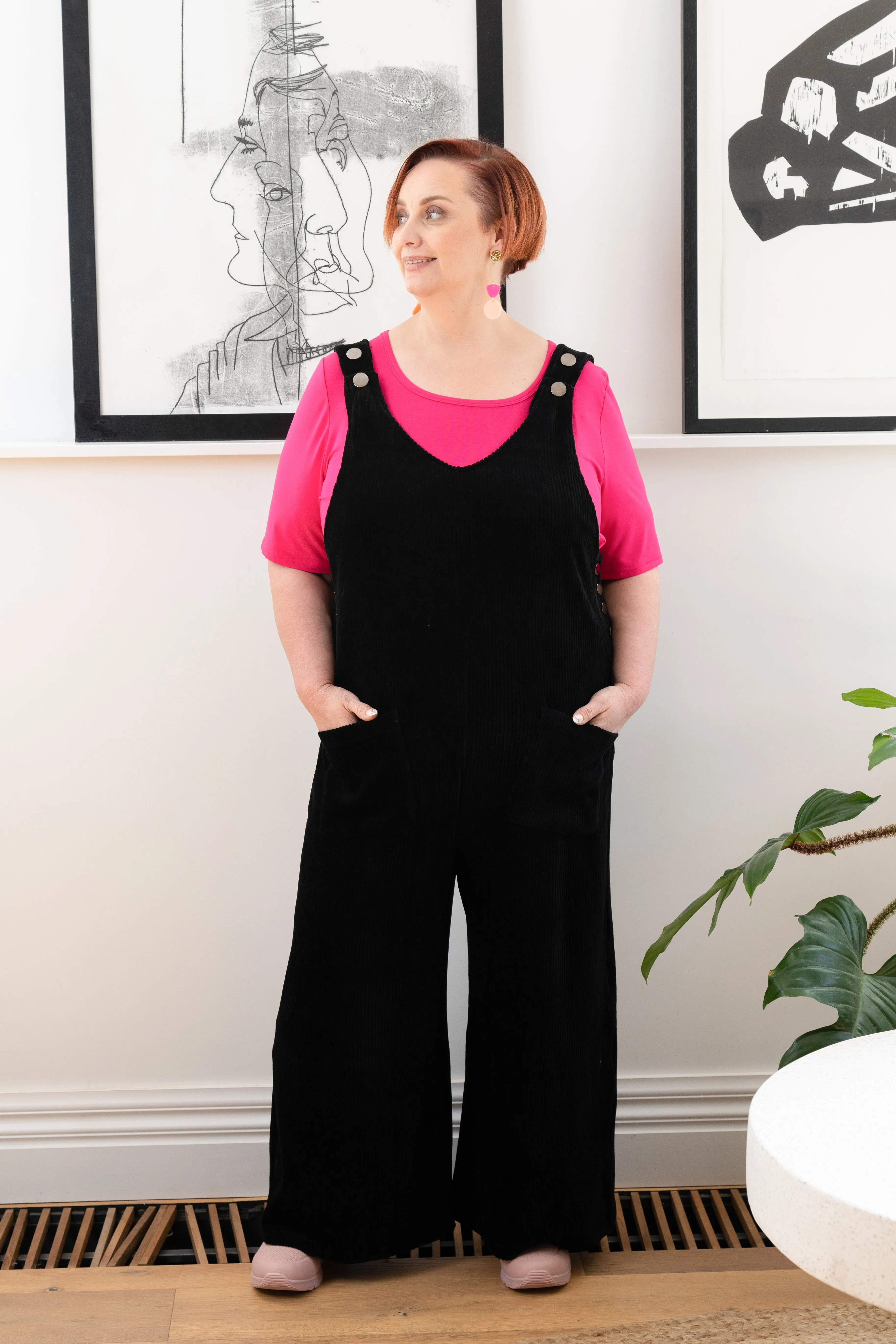 'LOLA' Overalls - Black