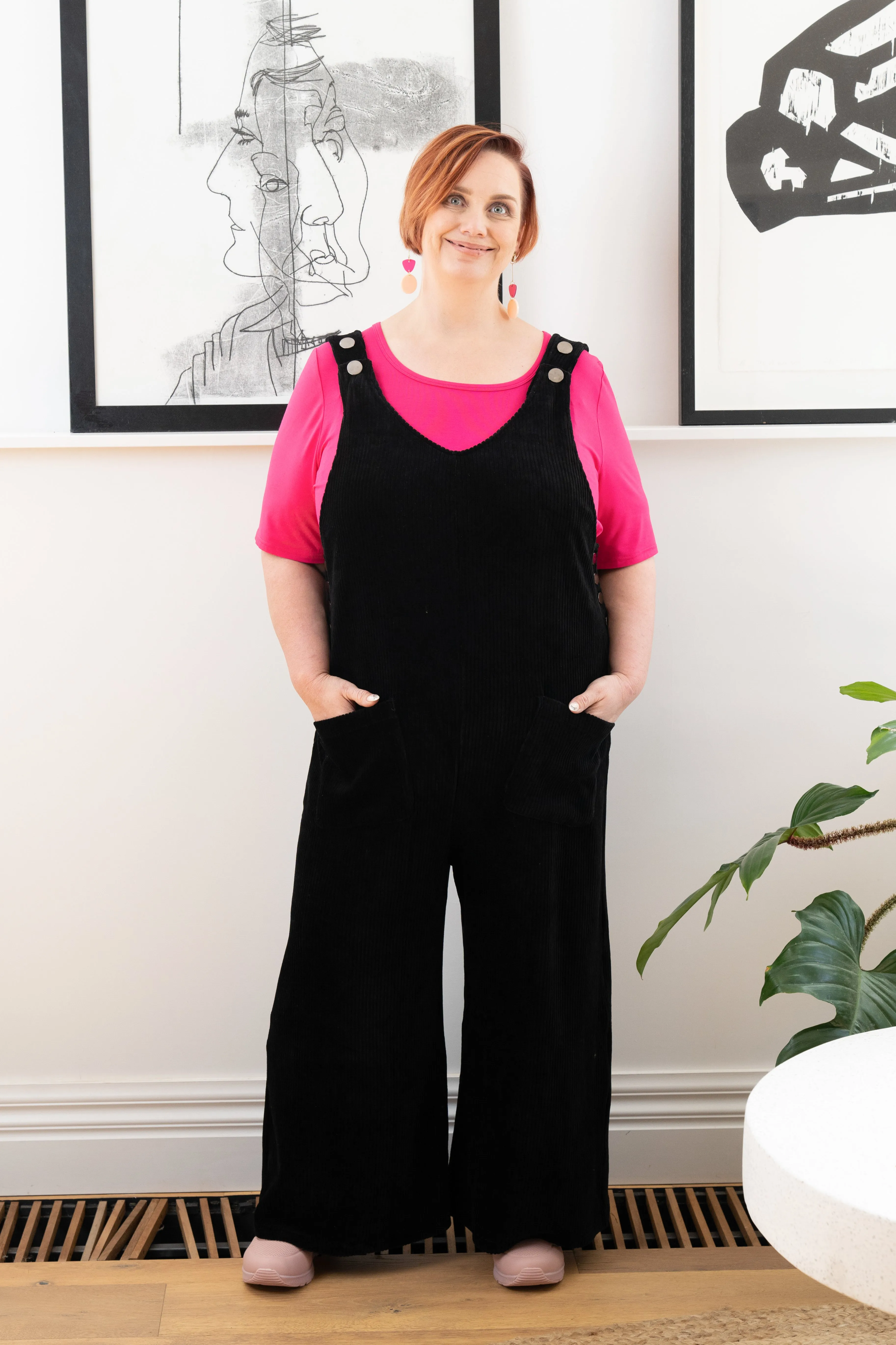 'LOLA' Overalls - Black