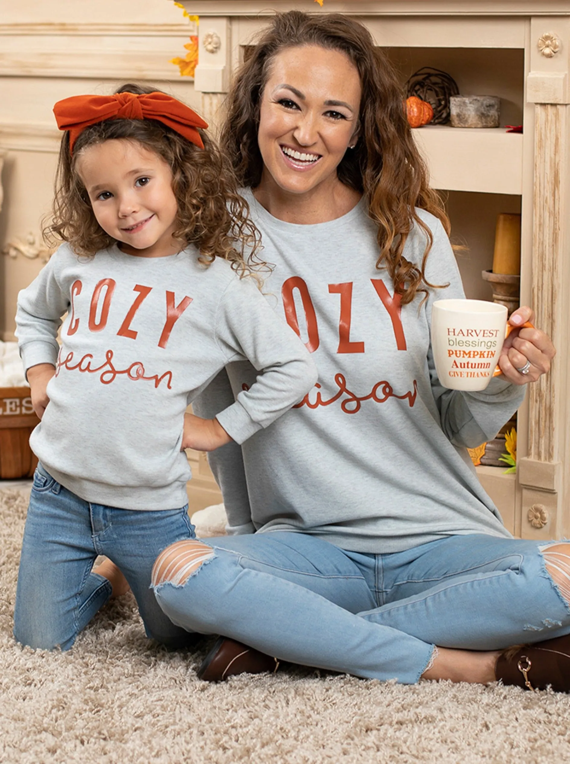 Mommy and Me Cozy Season Pullover Sweater