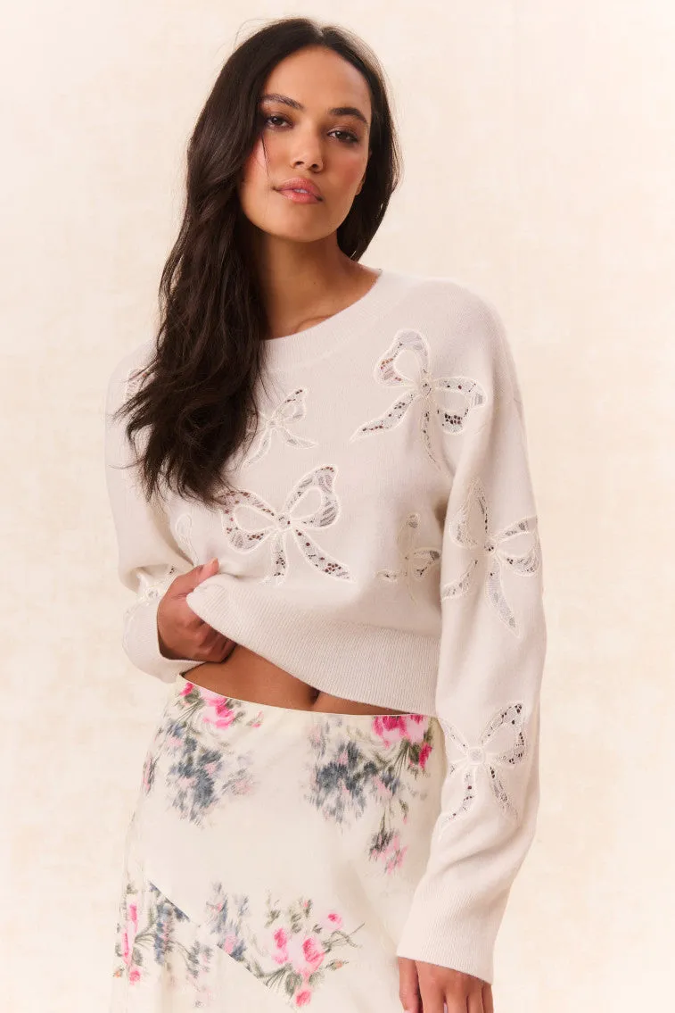 Parson Bow Print Pullover