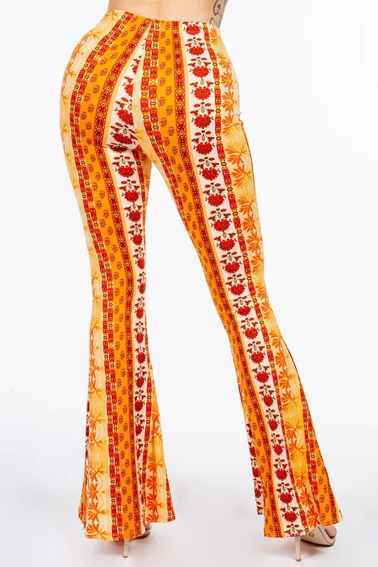 Popular Sunrise Paisley Flare Pants