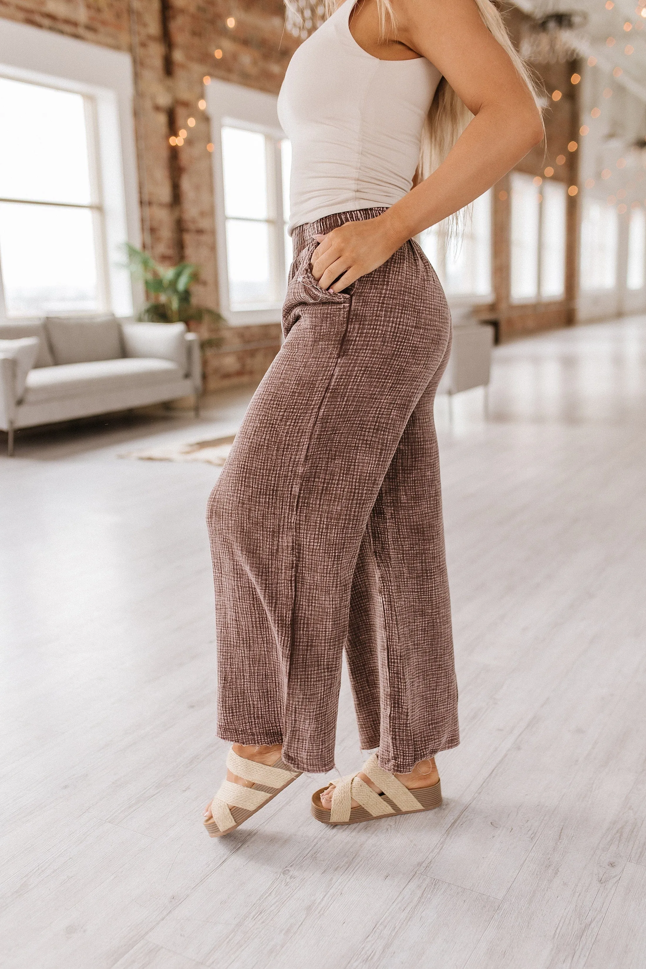 SALE - Janis Double Layered Gause Pants