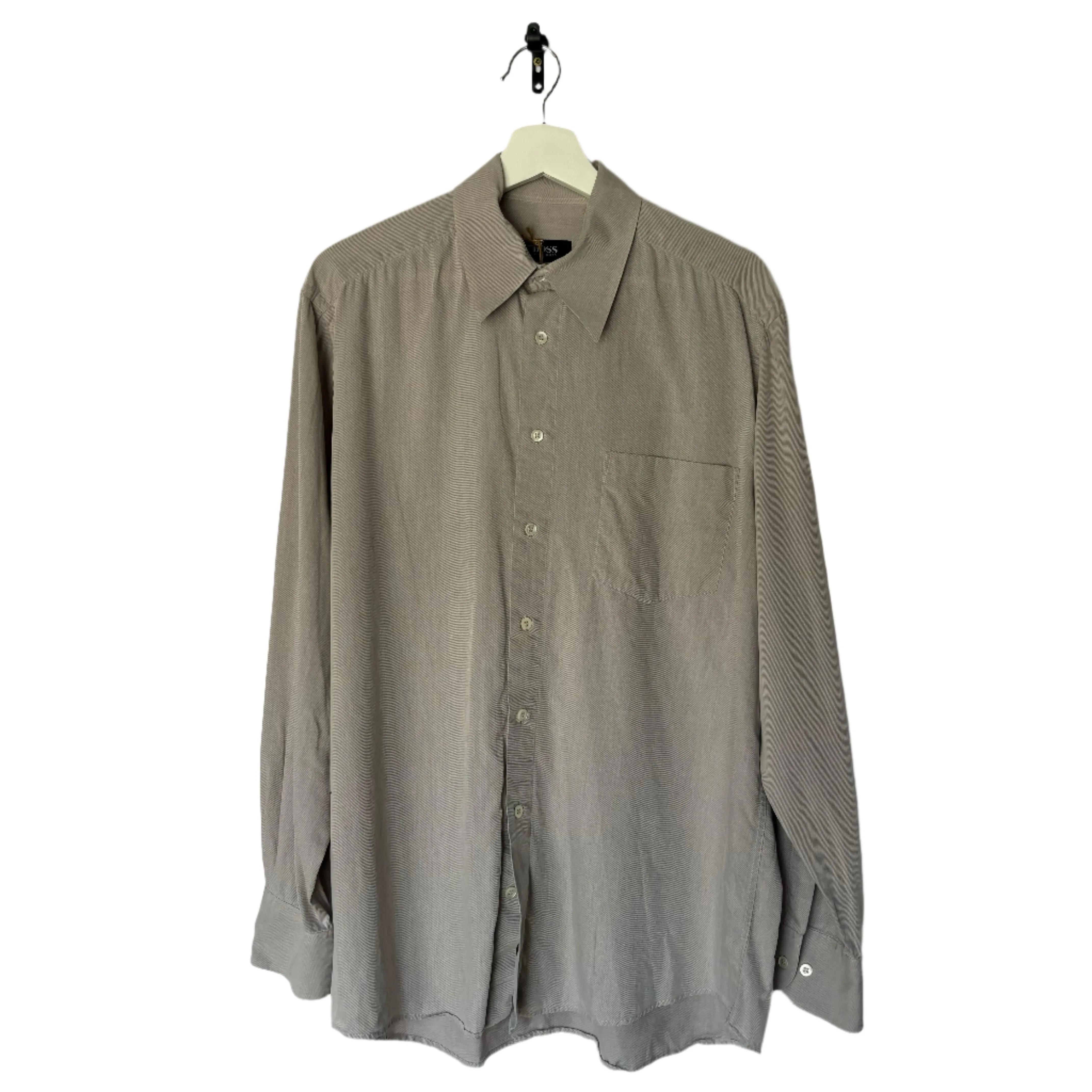 Simple Denim Grey Button Up