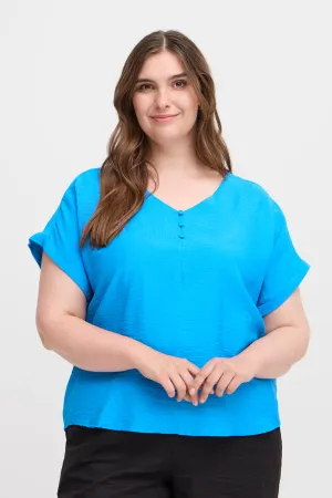 Simple Wish Hot Blouse in Blue