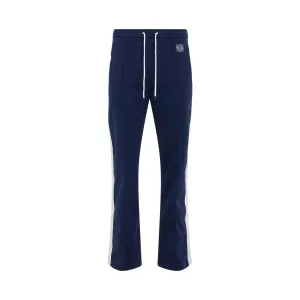 Technical Jersey Tracksuit Trousers in Marine