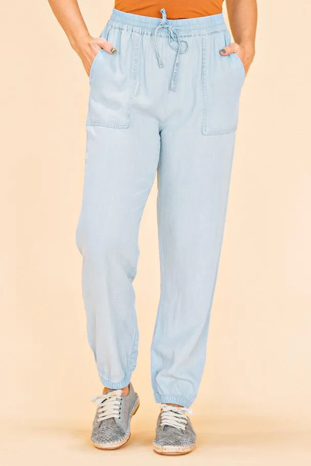 Tencel Jogger Pants