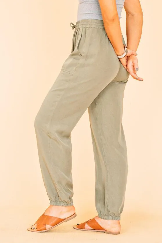 Tencel Jogger Pants