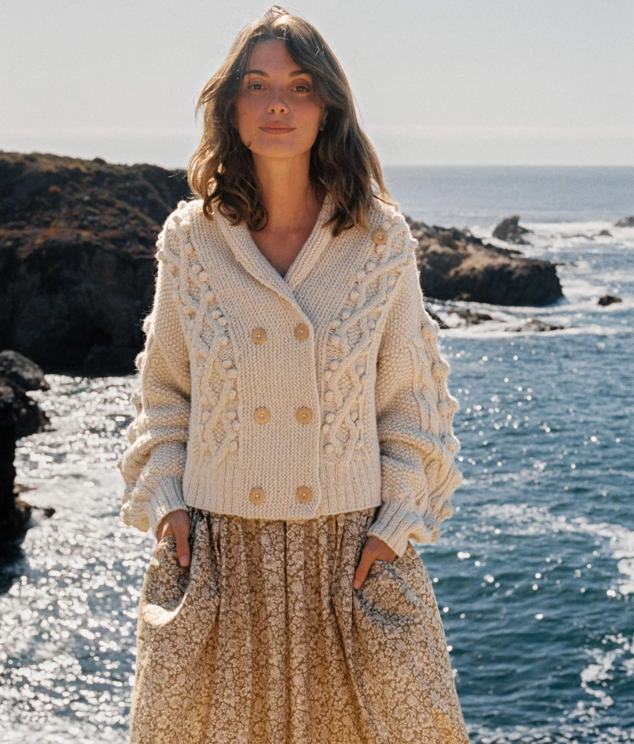 The Regina Cardigan | Natural