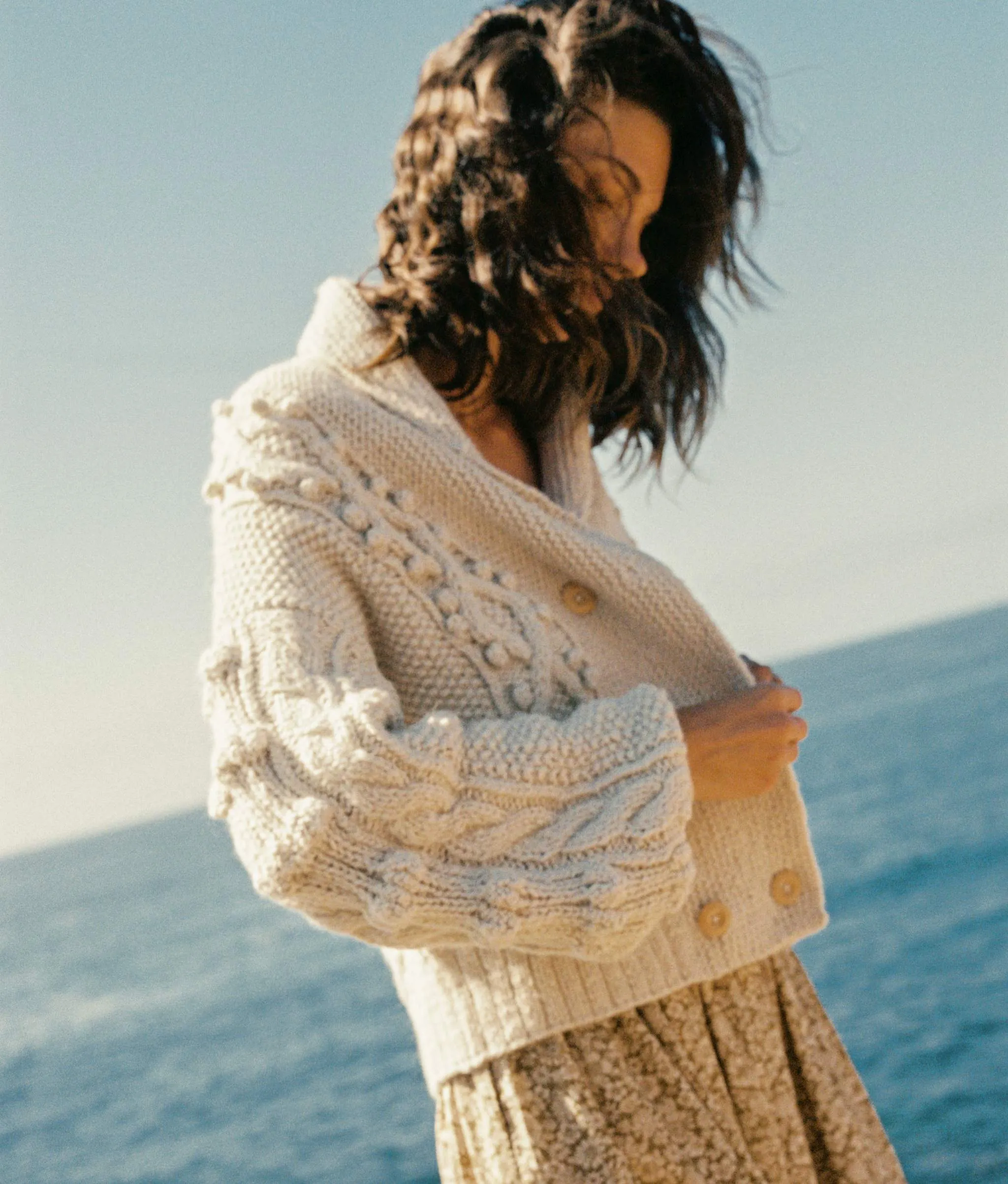 The Regina Cardigan | Natural