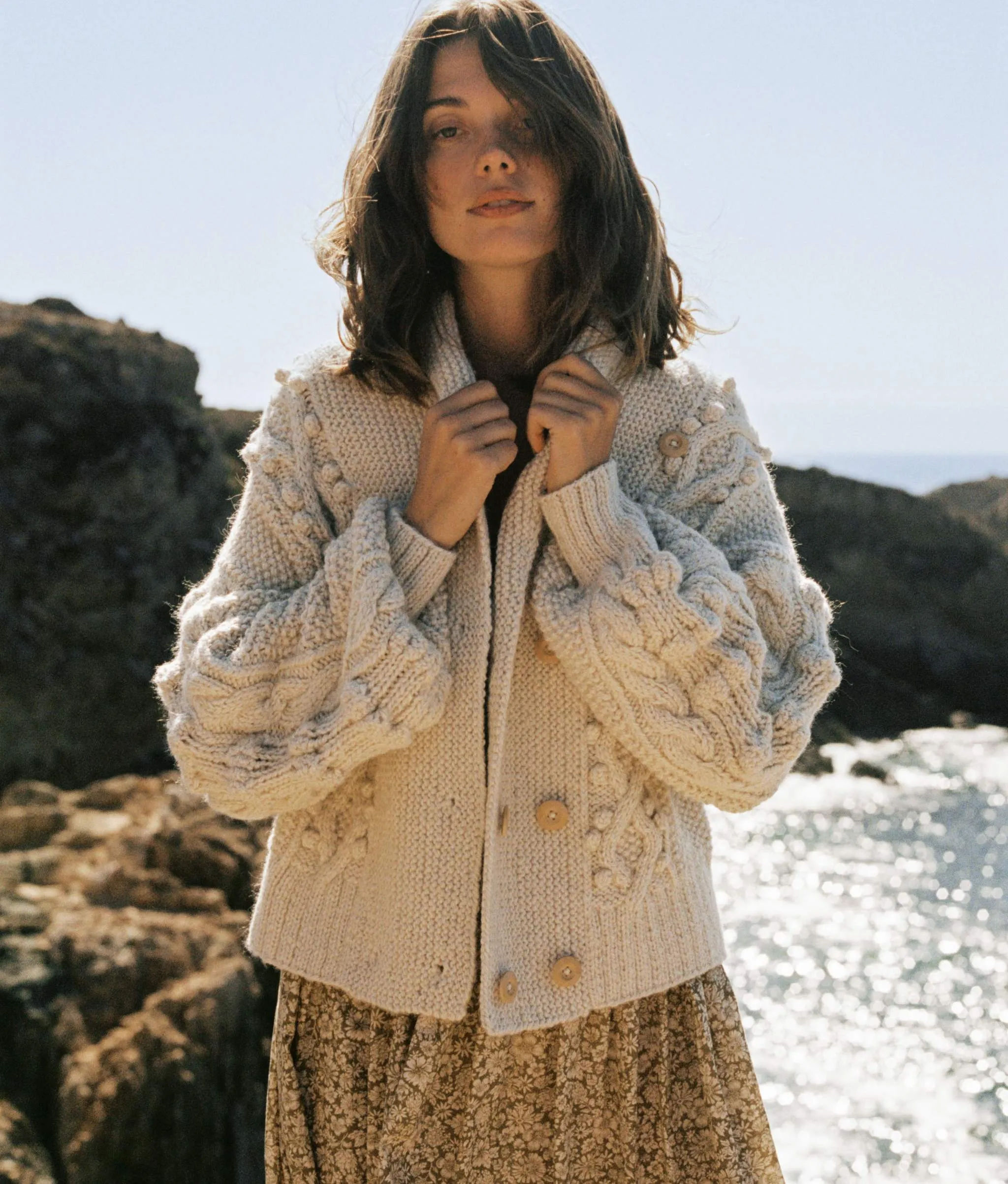 The Regina Cardigan | Natural