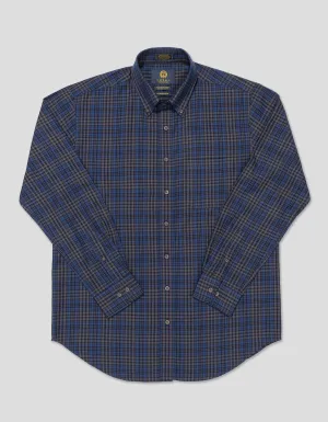 VIYELLA - CHARCOAL/BLUE CHECK