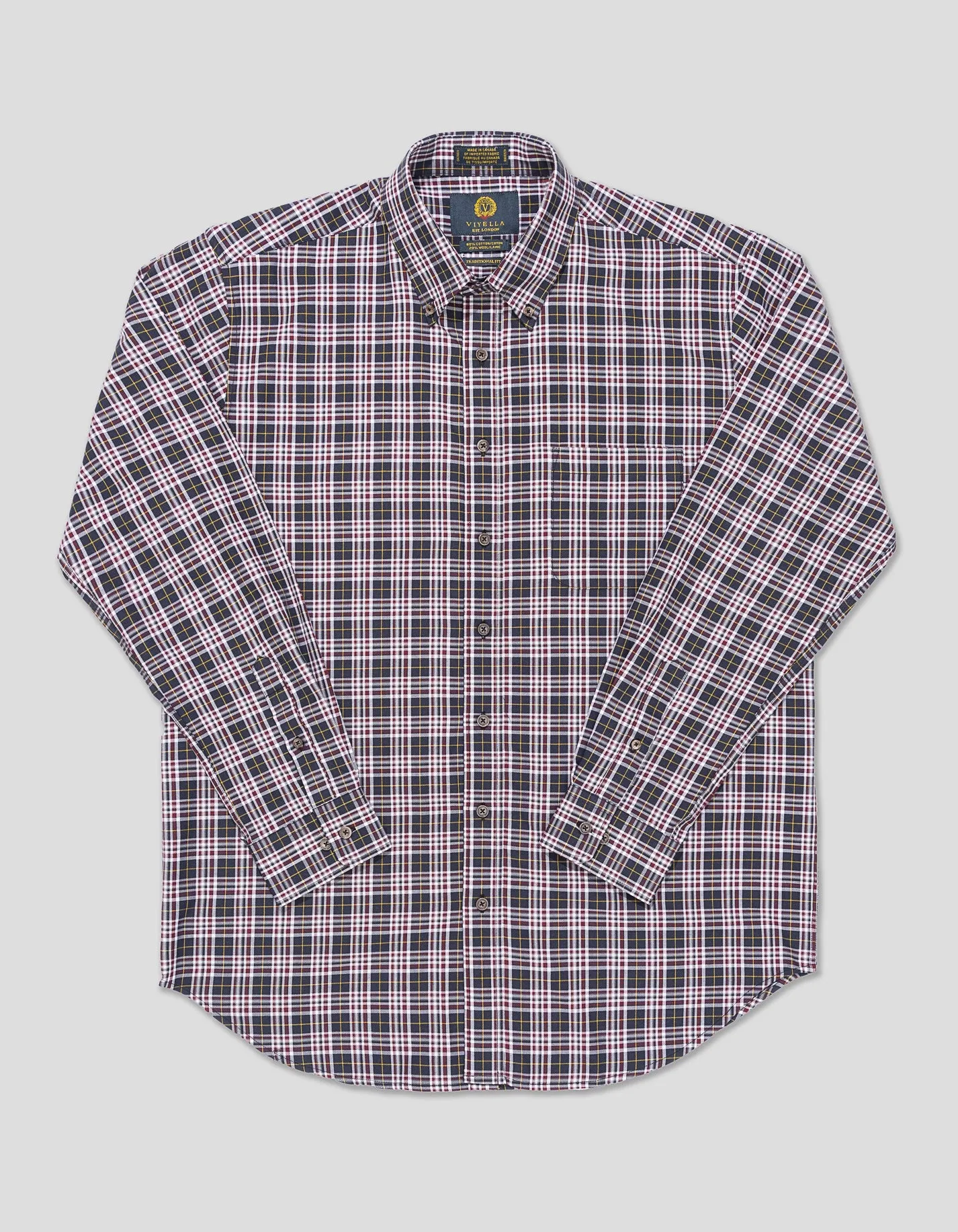 VIYELLA - NAVY/RED/WHITE CHECK