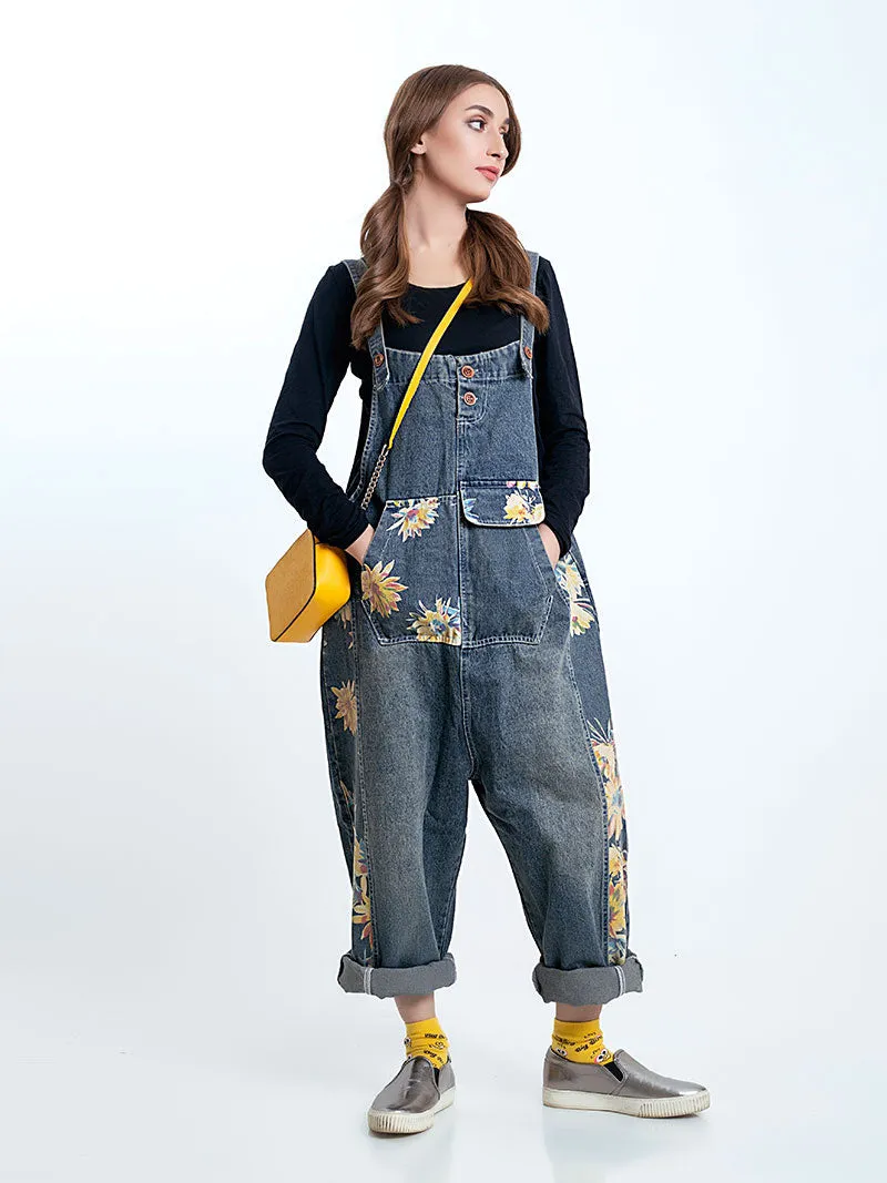 Wildest Dreams Cotton Denim Overalls Dungarees